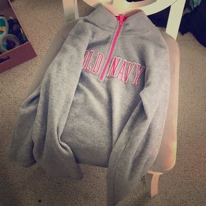 Old Navy half zip-up jacket